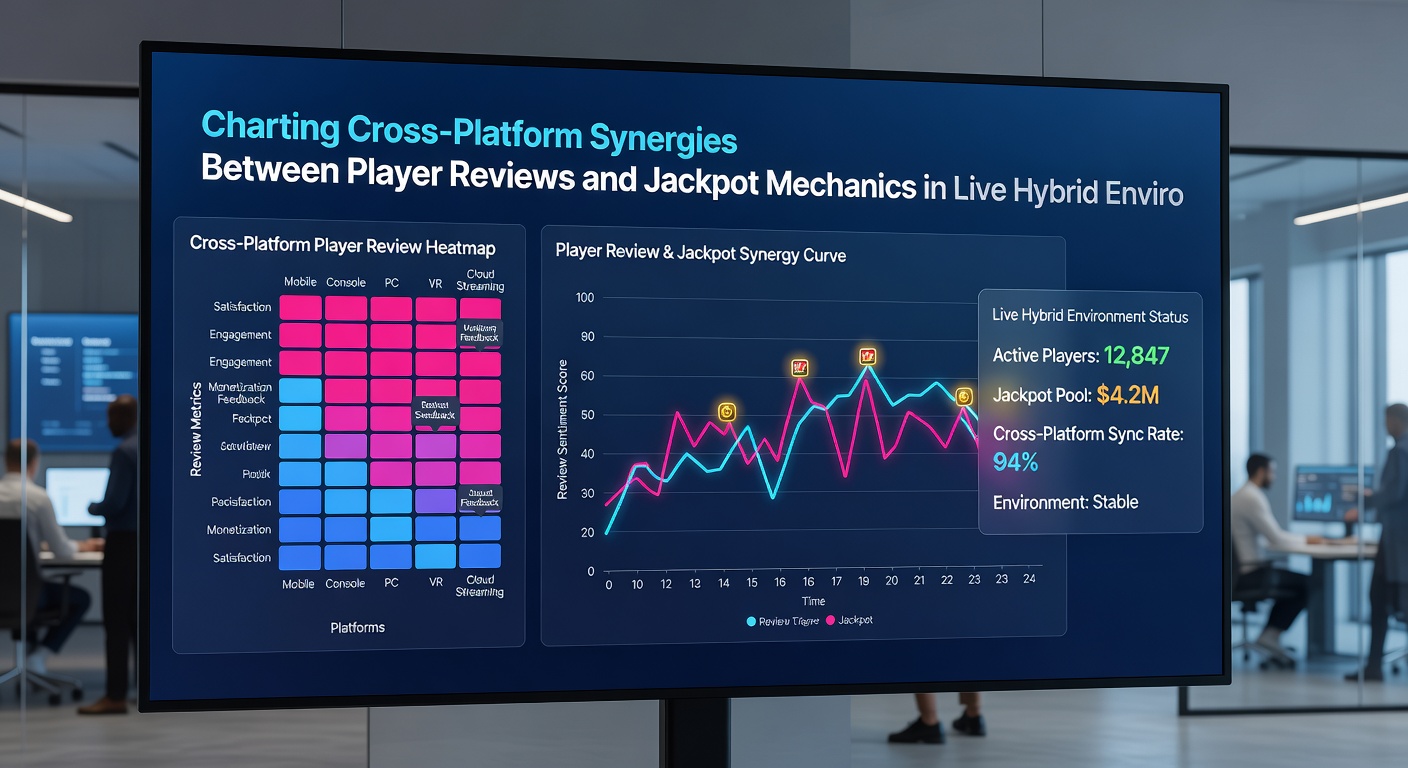 Diagramm zu Cross-Platform-Datenflüssen zwischen Bewertungen und Jackpot-Mechaniken