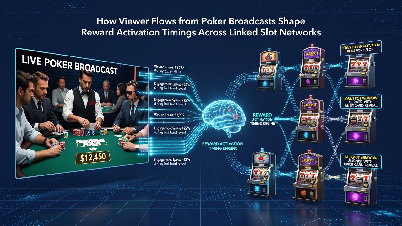 Verknüpfte Slot-Netzwerke zeigen veränderte Belohnungsaktivierungen durch Zuschauer aus Poker-Broadcasts