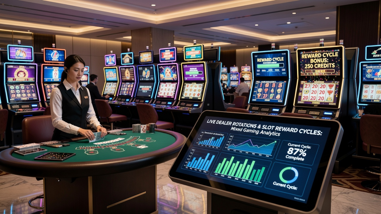 Muster bei Dealer-Wechseln und Slot-Rewards in hybriden Umgebungen
