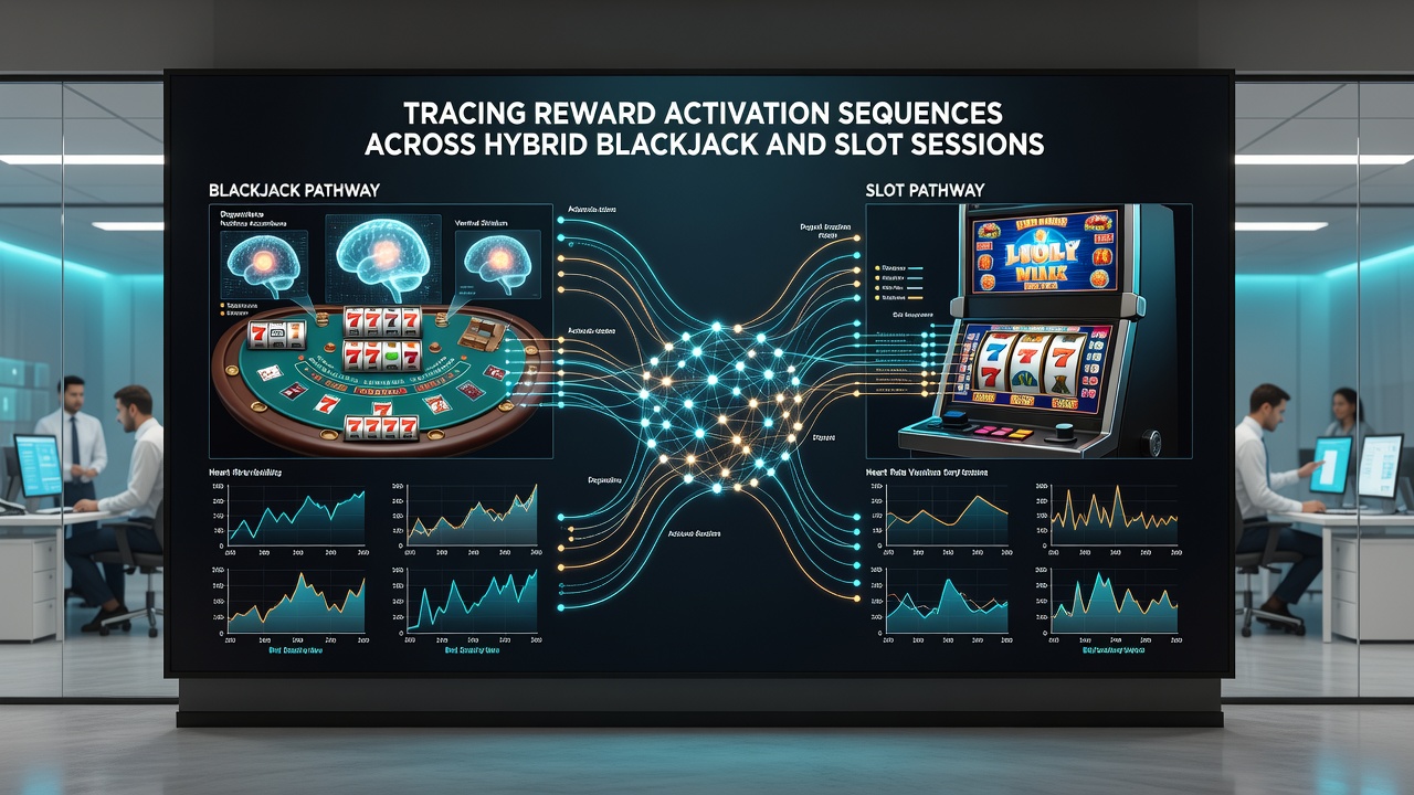 Visualisierung von Belohnungsflüssen in gemischten Blackjack- und Slot-Sessions